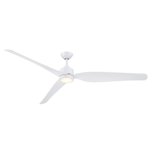 Norwynd 72" Outdoor LED Ceiling Fan in Flat White