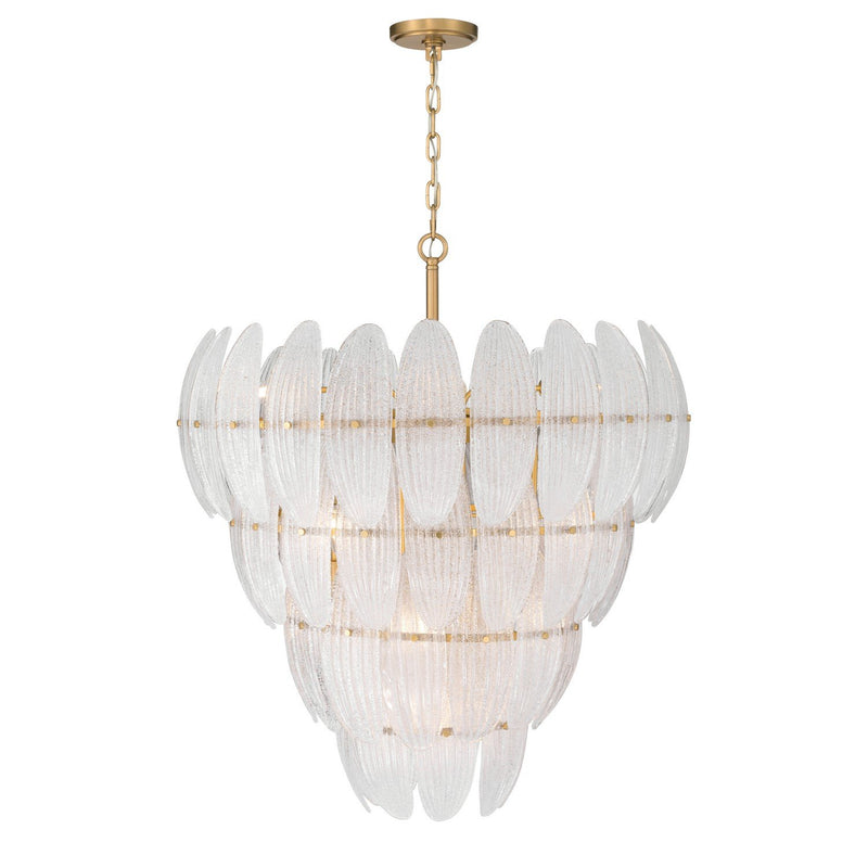 Marclaire 15-Light Chandelier in Legacy Brass