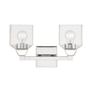Aragon 2-Light Bath Vanity Light in Polished Chrome