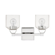 Aragon 2-Light Bath Vanity Light in Polished Chrome