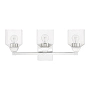 Aragon 3-Light Bath Vanity Light in Polished Chrome