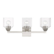 Aragon 3-Light Bath Vanity Light in Brushed Nickel