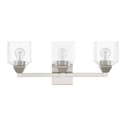 Aragon 3-Light Bath Vanity Light in Brushed Nickel