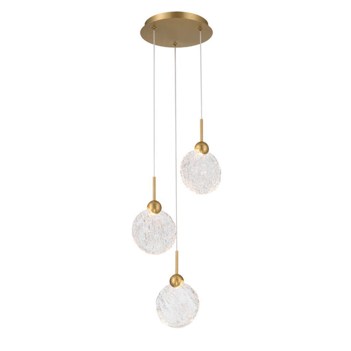 Briselle 10" LED Pendant in Legacy Brass