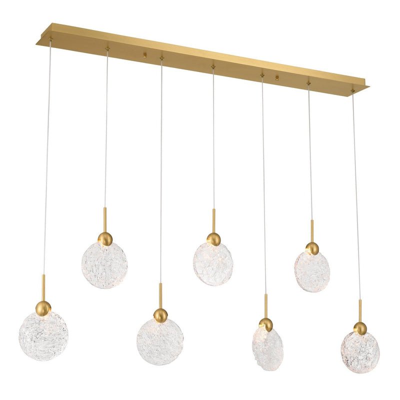 Briselle 47" LED Linear Pendant in Legacy Brass