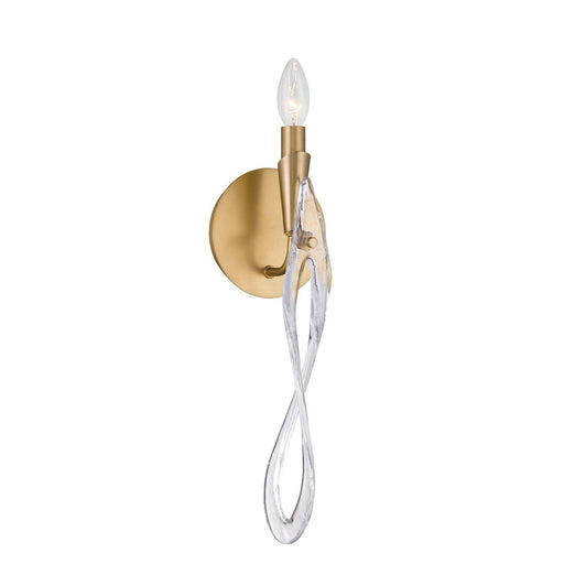 Glassara Wall Sconce in Legacy Brass