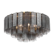 Torvento 7-Light Flush Mount in Legacy Brass