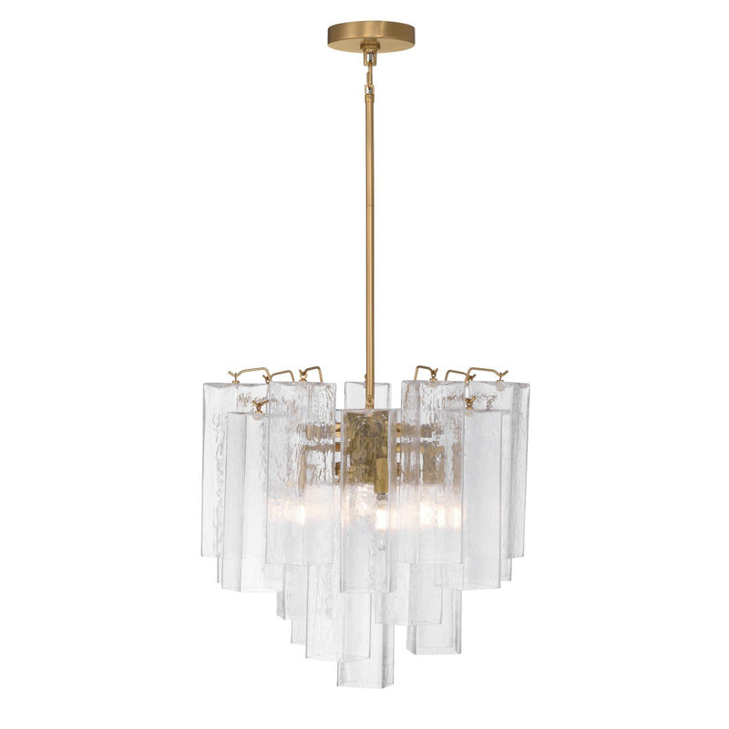 Torvento 6-Light Chandelier in Legacy Brass