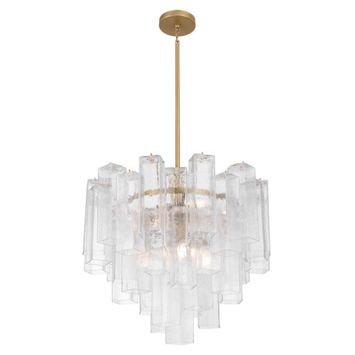 Torvento 9-Light Chandelier in Legacy Brass