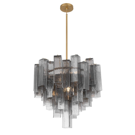 Torvento 9-Light Chandelier in Legacy Brass