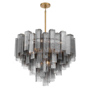 Torvento 15-Light Chandelier in Legacy Brass