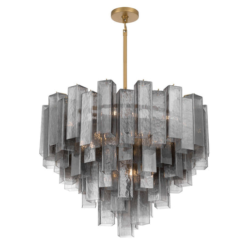 Torvento 15-Light Chandelier in Legacy Brass