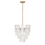 Verla Crest 5-Light Chandelier in Legacy Brass