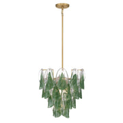 Verla Crest 5-Light Chandelier in Legacy Brass