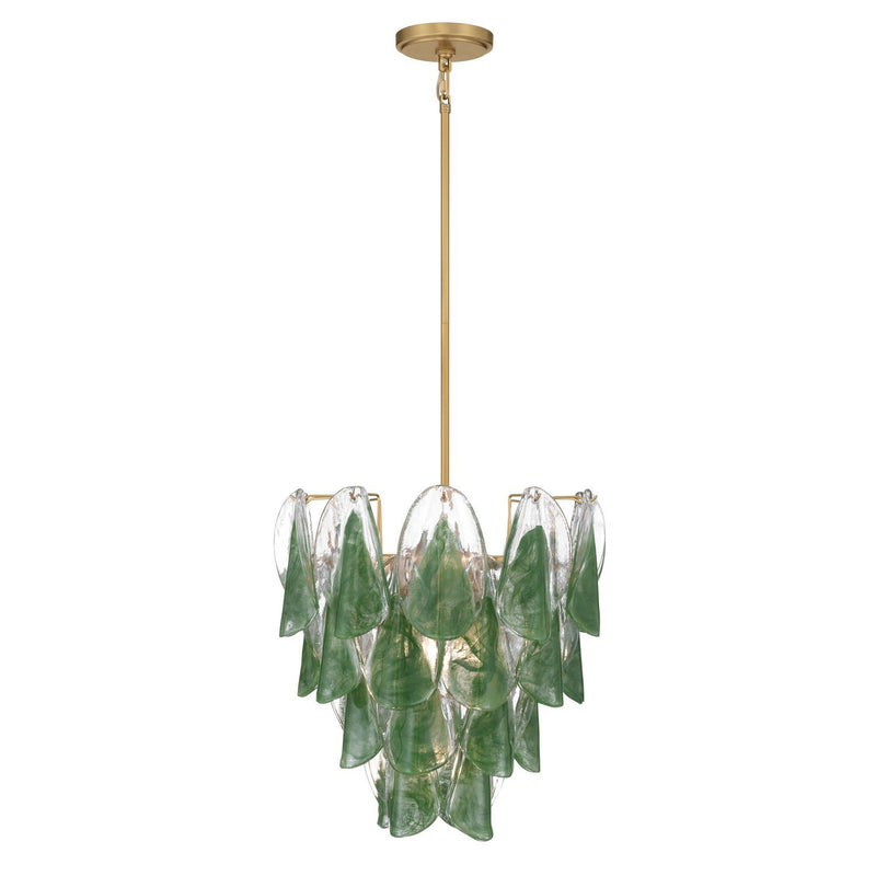 Verla Crest 5-Light Chandelier in Legacy Brass