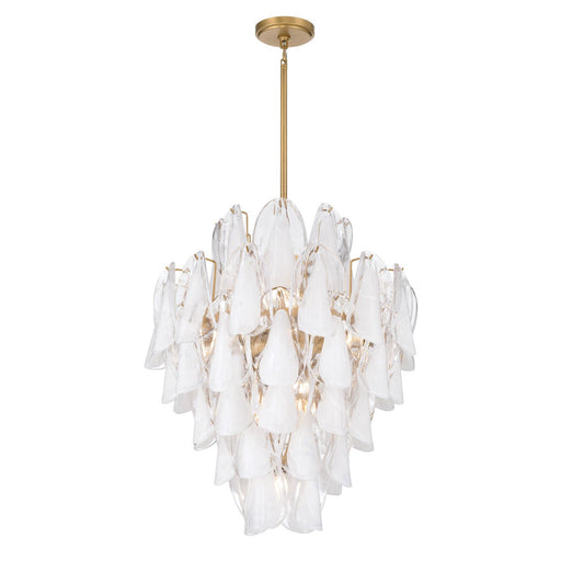 Verla Crest 13-Light Chandelier in Legacy Brass