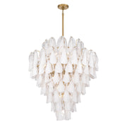 Verla Crest 21-Light Chandelier in Legacy Brass