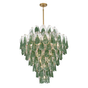 Verla Crest 21-Light Chandelier in Legacy Brass