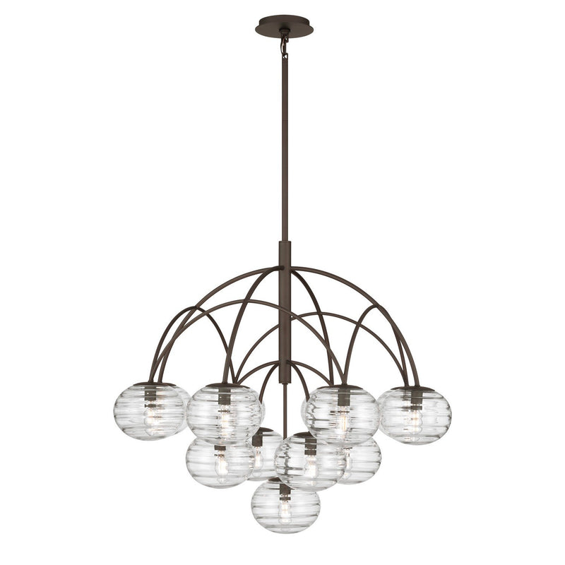 Lenora 13-Light Chandelier in Dark Bronze