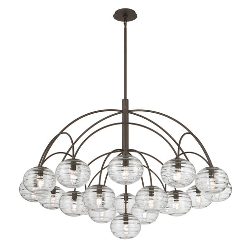 Lenora 19-Light Chandelier in Dark Bronze