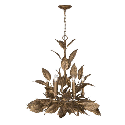 Seraphine 6-Light Chandelier in Weathered Gold