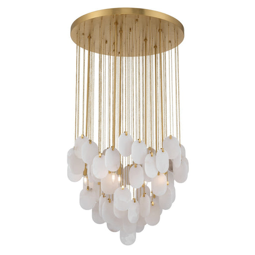 Velisse 8-Light Pendant in Legacy Brass