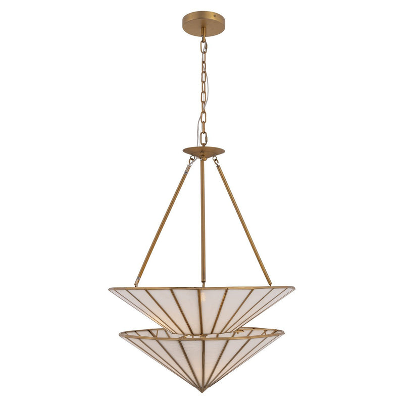 Jaxen 3-Light Pendant in Legacy Brass