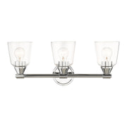 Haddington 3-Light Bath Vanity Light in Polished Chrome