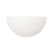 Crescent Opal Glass Wall Sconce in Warm White