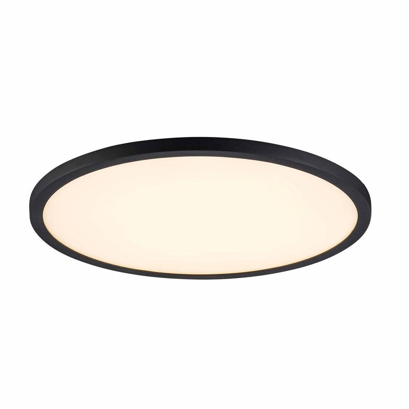 Slimline 15" LED Disk Light in Black