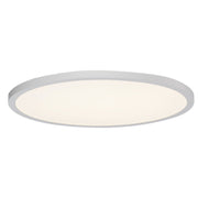 Slimline 15" LED Disk Light in White