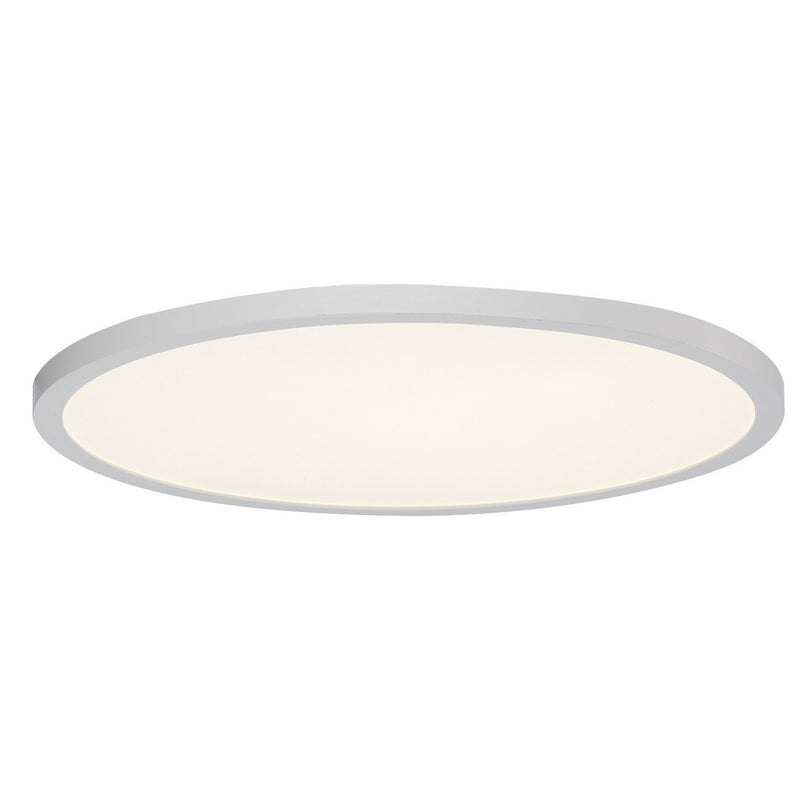 Slimline 15" LED Disk Light in White