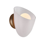 Cocoon Wall Sconce in Winter Brass