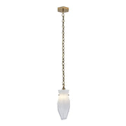 Bolsa 6.5" Mini Pendant in Winter Brass