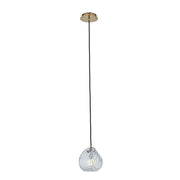 Pallina Mini Pendant in Winter Brass
