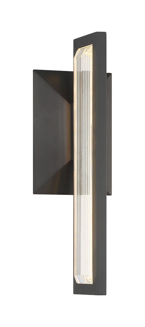 Aelin 14" Outdoor Wall Sconce in Matte Black