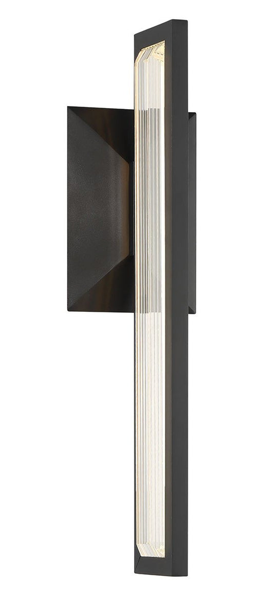 Aelin 18" Outdoor Wall Sconce in Matte Black