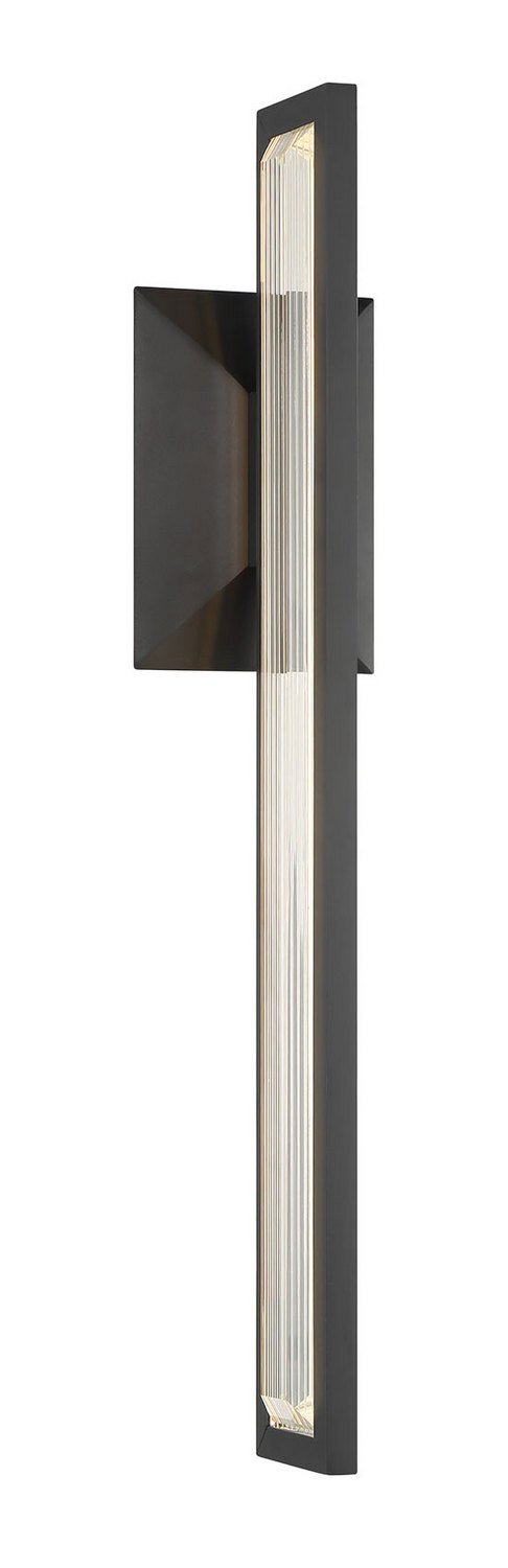 Aelin 24" Outdoor Wall Sconce in Matte Black