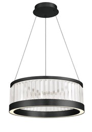 Empra 23.6" Pendant in Matte Black