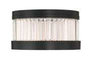 Empra 15.8" LED Flush Mount in Matte Black