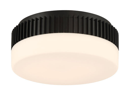 Purgos 12" LED Flush Mount in Matte Black