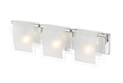Zephyr 3 Light Vanity in Chrome