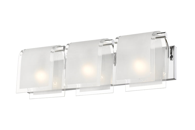 Zephyr 3 Light Vanity in Chrome