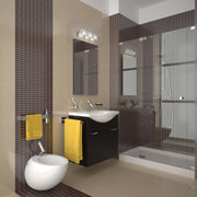 Zephyr 3 Light Vanity in Chrome in a room setting
