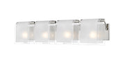 Zephyr 4 Light 30.66" Vanity in Brushed Nickel