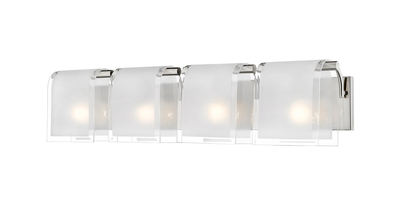 Zephyr 4 Light 30.66" Vanity in Brushed Nickel