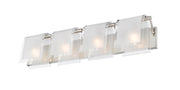 Zephyr 4 Light 30.66" Vanity in Brushed Nickel