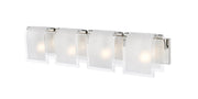 Zephyr 4 Light 30.66" Vanity in Brushed Nickel