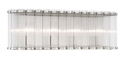 Glasbury 4-Light 23.75" Vanity Light in Polished Nickel