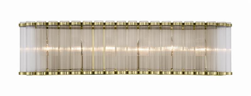 Glasbury 6-Light 32" Vanity Light in Gold